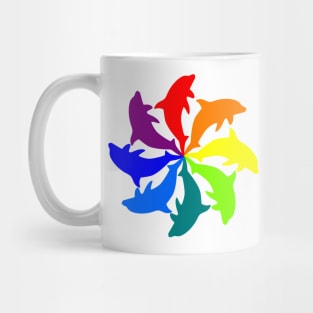 Dolphin Color Wheel Mug